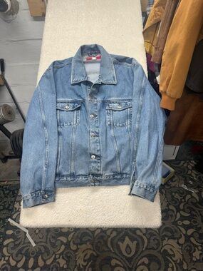 Vintage Wrangler Hero Classic Light Blue Denim Jacket - Men size 2XL